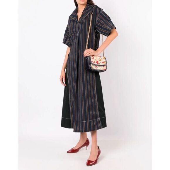 ✨ Tory Burch Striped Sailor Dress ✨ - Picture 1 of 9
